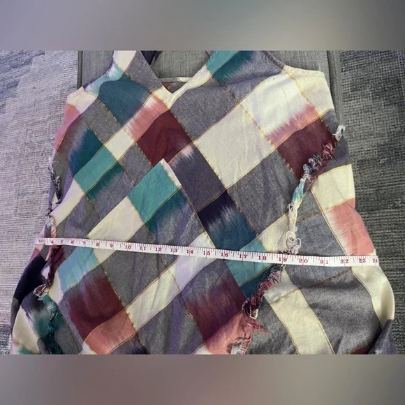 Multicolor Plaid Sleeveless Dress - Picture 4 of 6